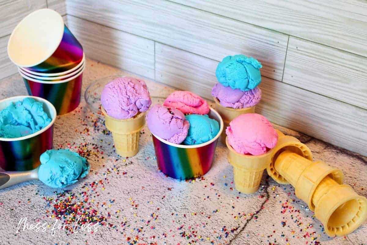 Ice Cream Edible Playdough Recipe