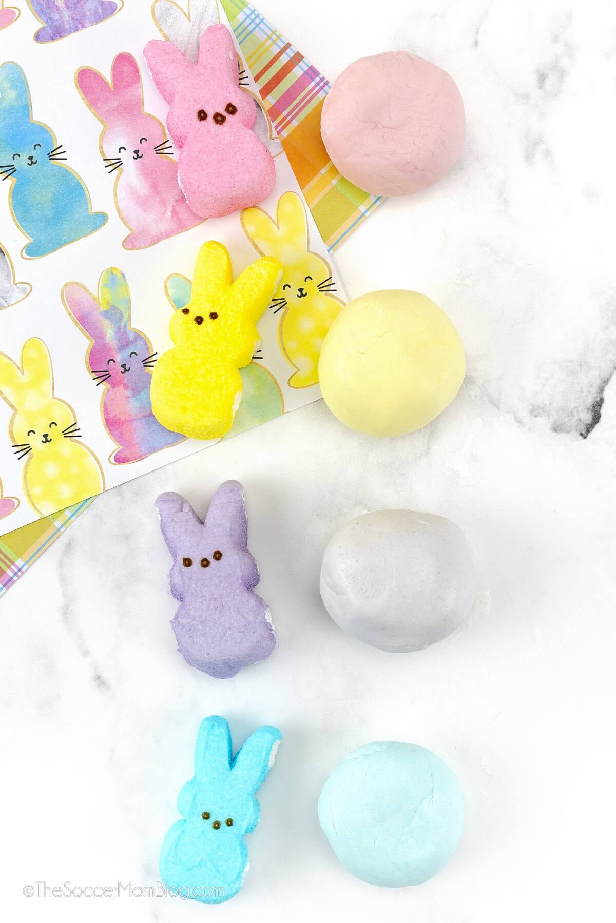 Peeps Playdough Recipe