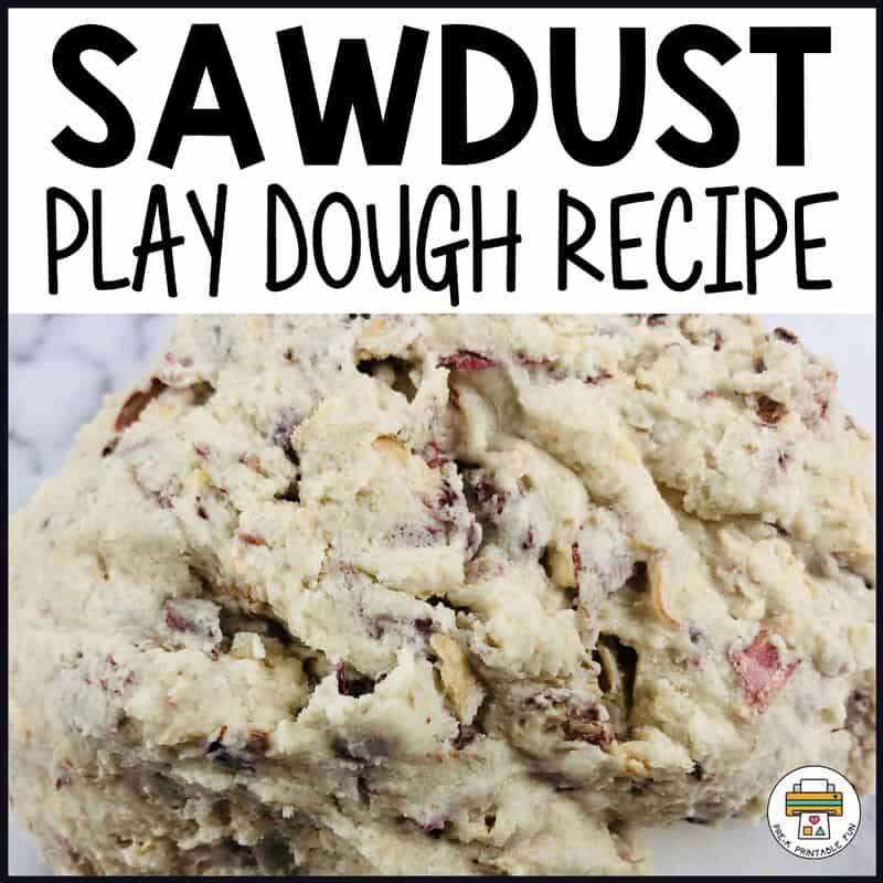 Sawdust Play Dough Recipe