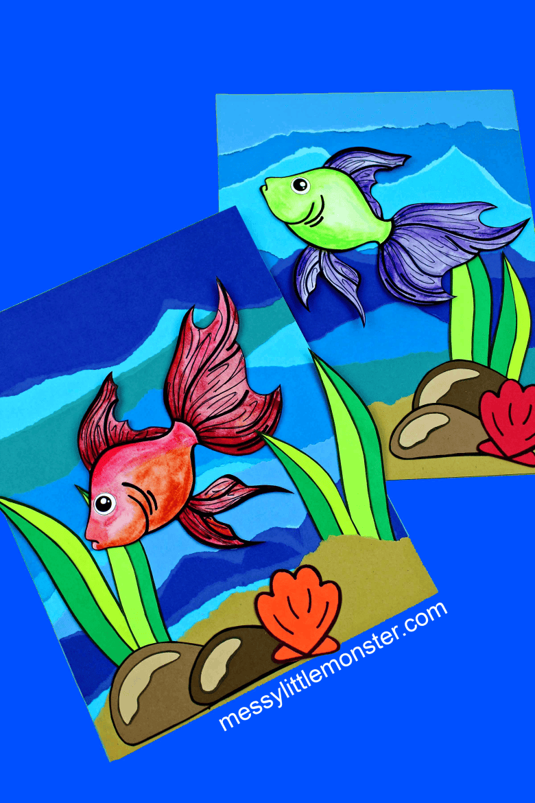 Watercolour Fish Craft