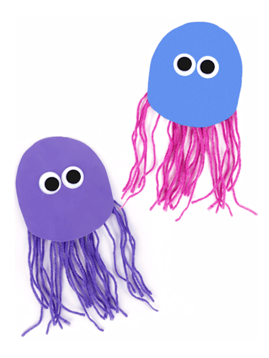 Yarn Jellyfish Craft