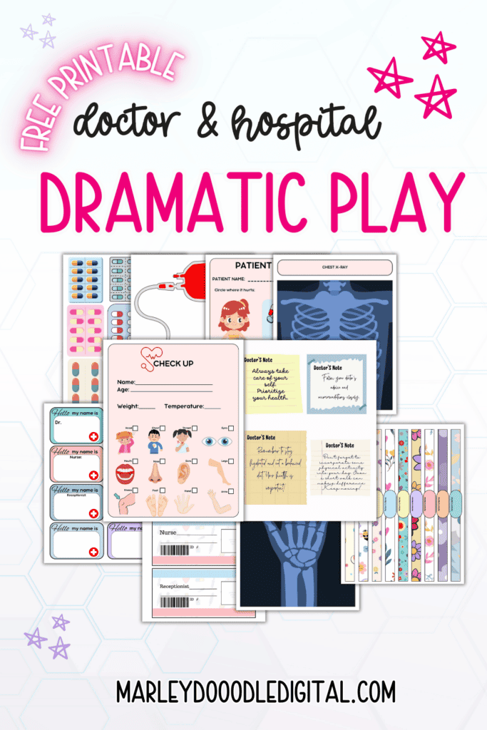 51+ Free Doctor Office Dramatic Play Printables - Marley Doodle Digital