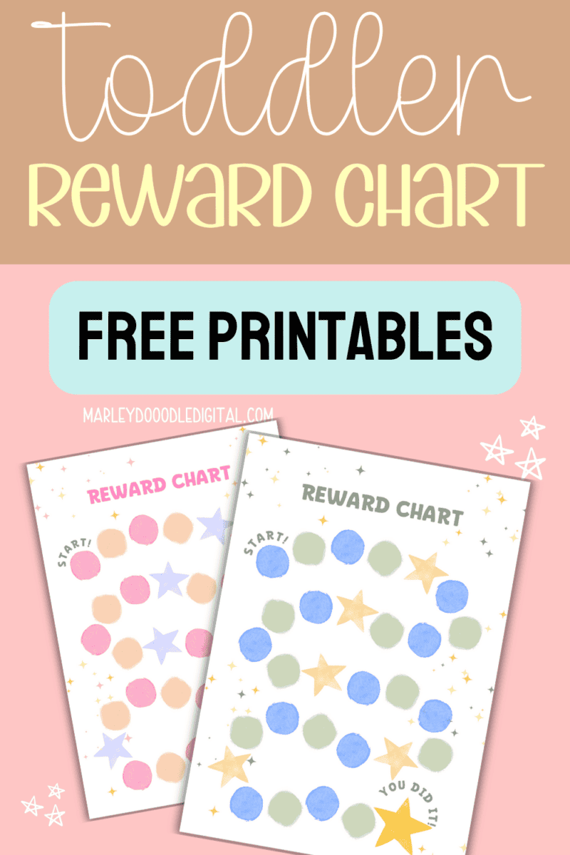 Free Printable Reward Charts for Kids - Marley Doodle Digital