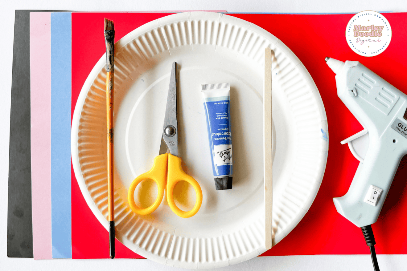 Easy DIY Paper Plate Rocking Boat Craft for Kids - Marley Doodle Digital