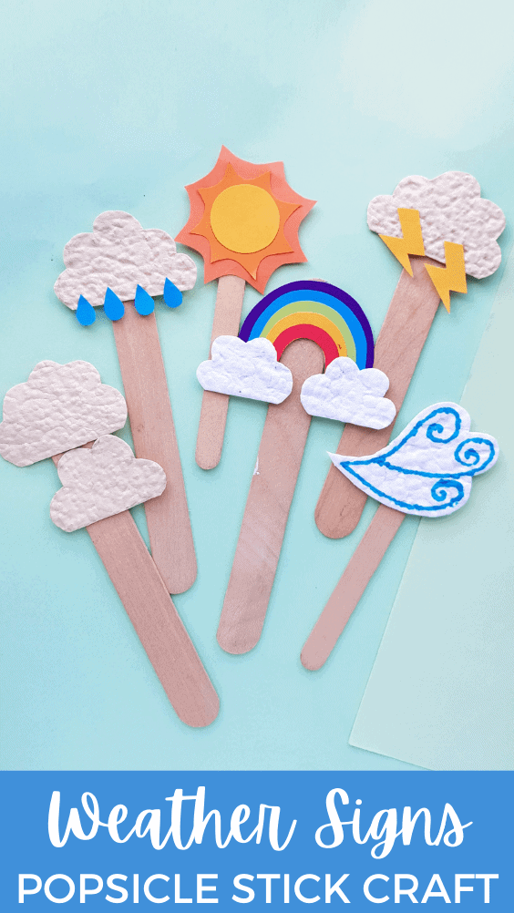 Weather Popsicle Stick Craft.