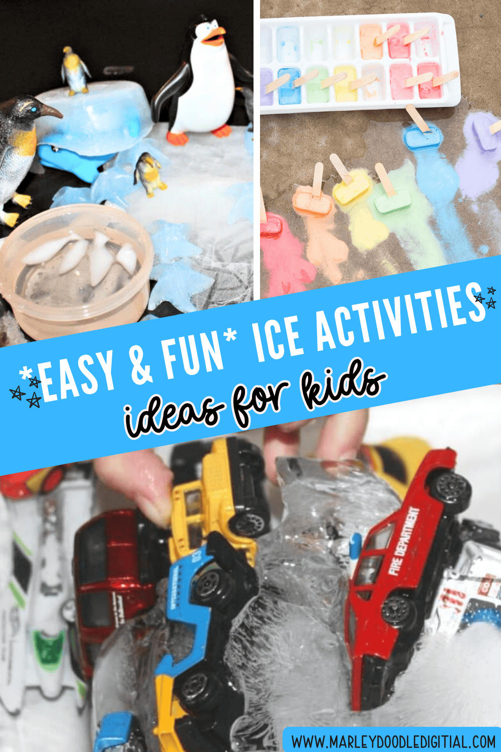 20+ Exciting Ice Activities for Kids & Preschool - Marley Doodle Digital