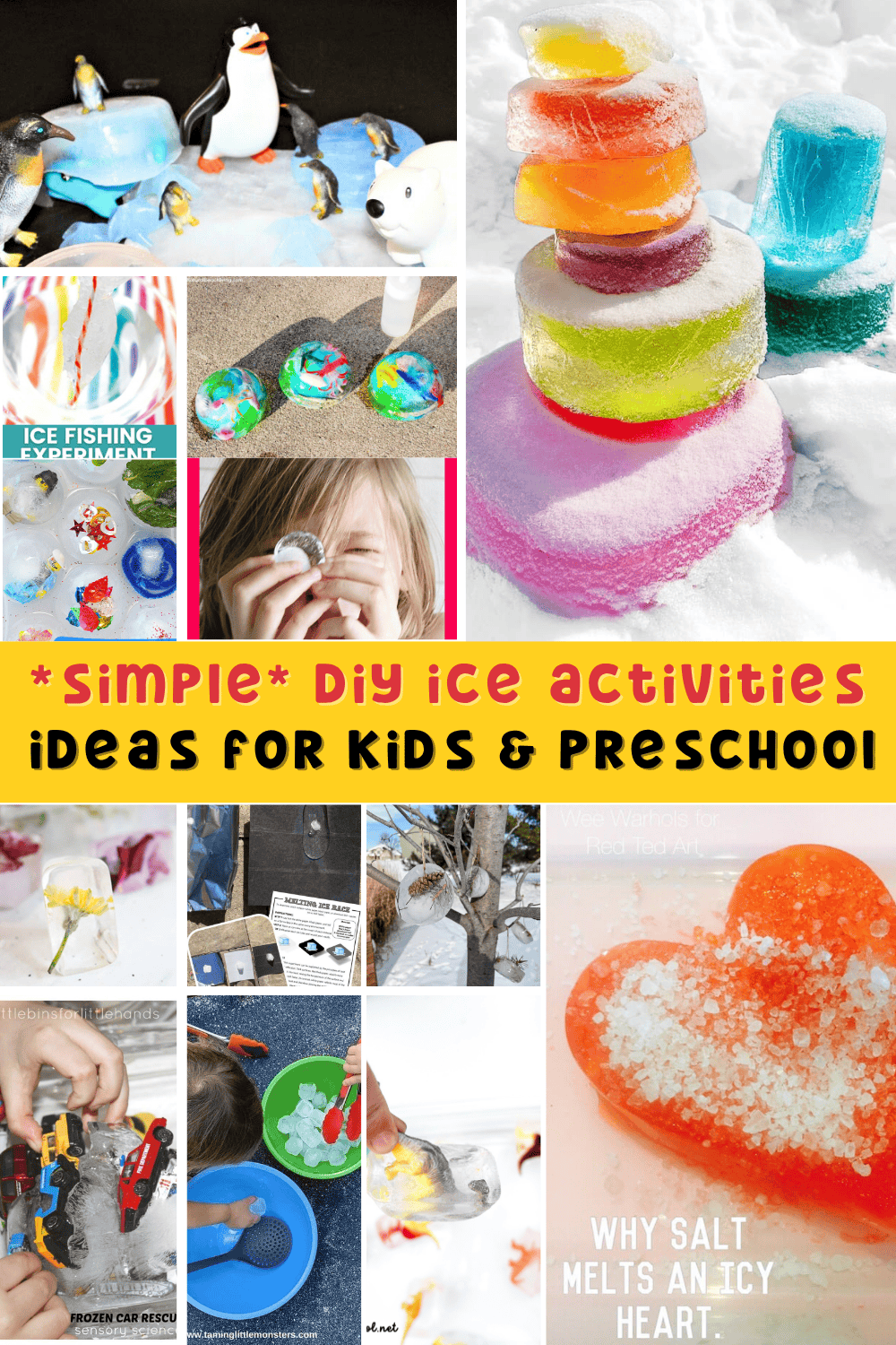 20+ Exciting Ice Activities for Kids & Preschool - Marley Doodle Digital