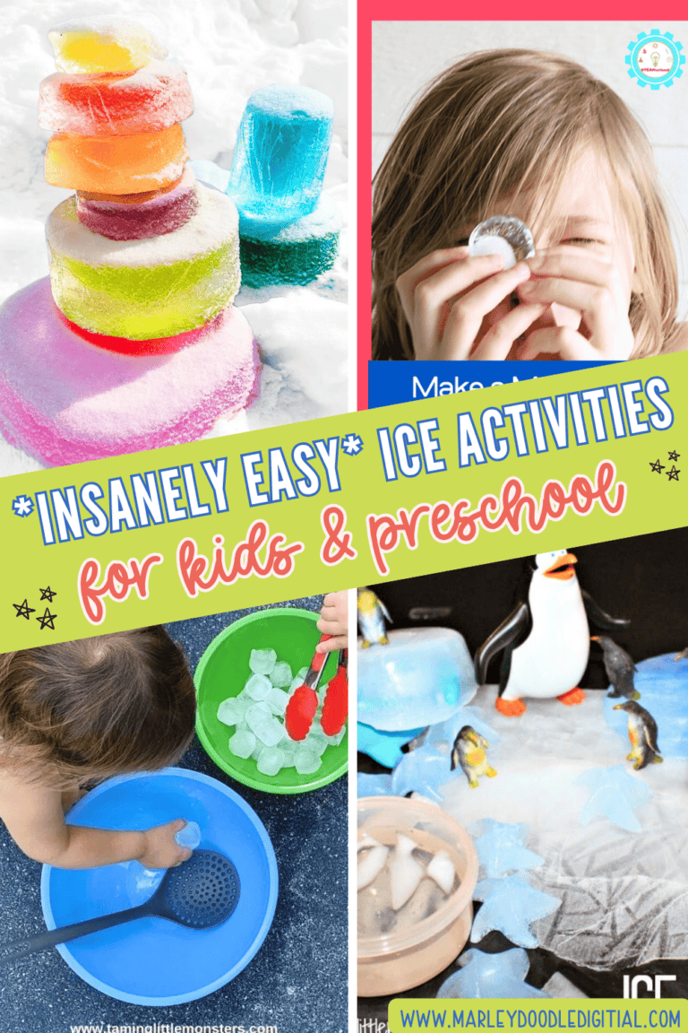 20+ Exciting Ice Activities for Kids & Preschool - Marley Doodle Digital
