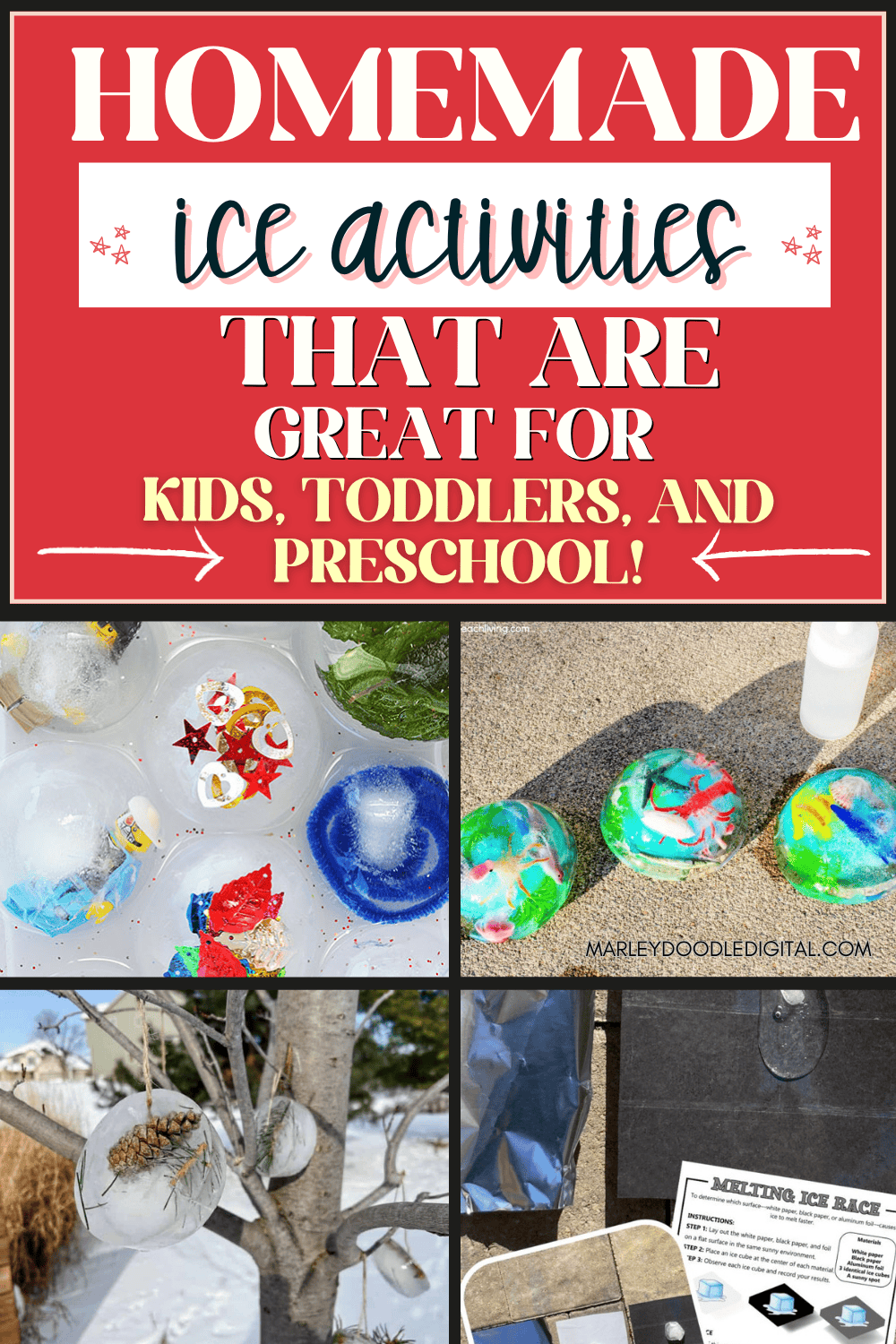 20+ Exciting Ice Activities for Kids & Preschool - Marley Doodle Digital