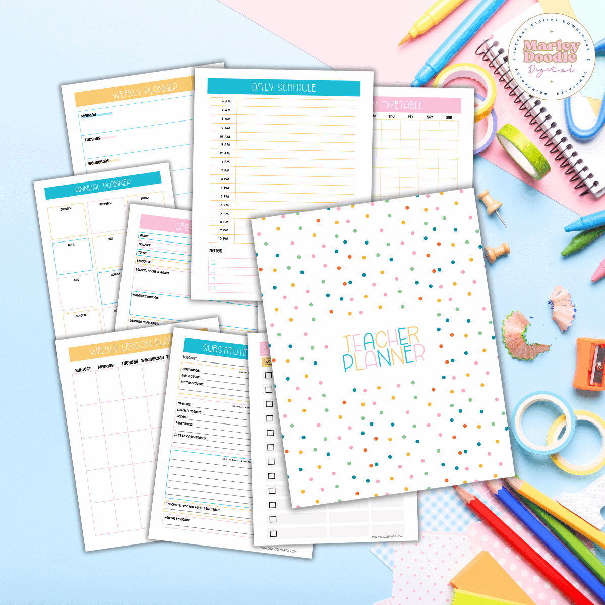 The Ultimate Teacher Planner (Free 91+ pages!)