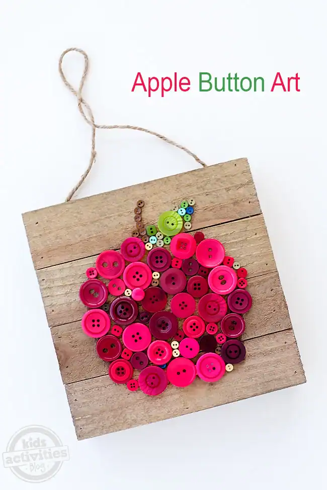 Apple Button Art