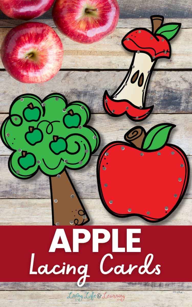 Apple Lacing Cards