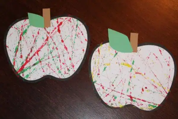 Apple Marble Painting