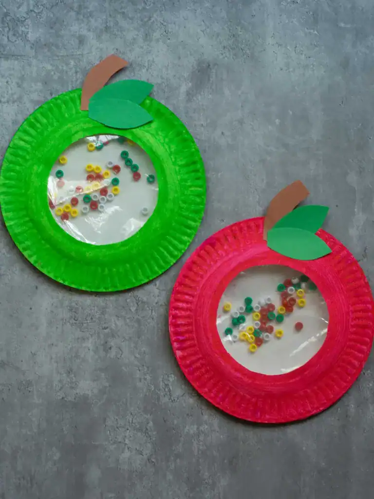 Apple Shaker Musical Instrument Craft