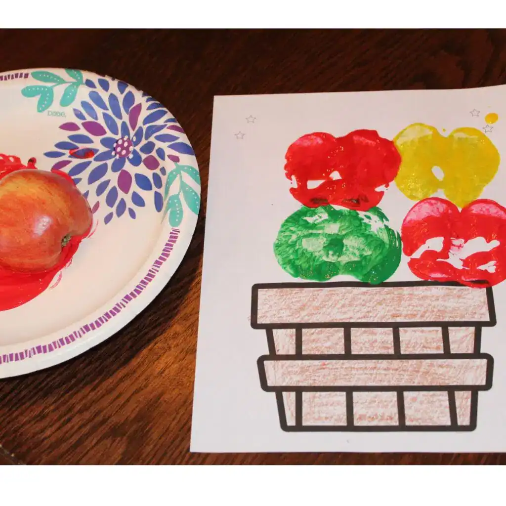 Apple Stamping Basket