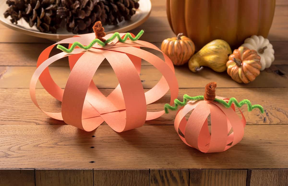 DIY Paper Pumpkins