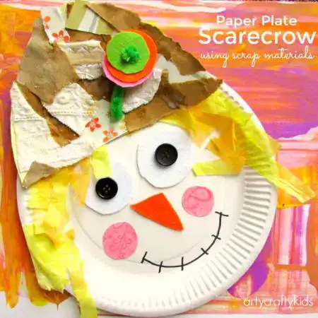 Paper Plate Scarecrow