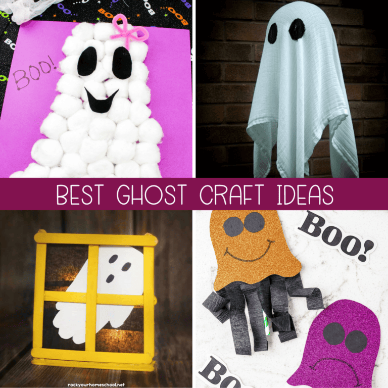 19+ Halloween Ghost Crafts for Toddlers and Preschoolers