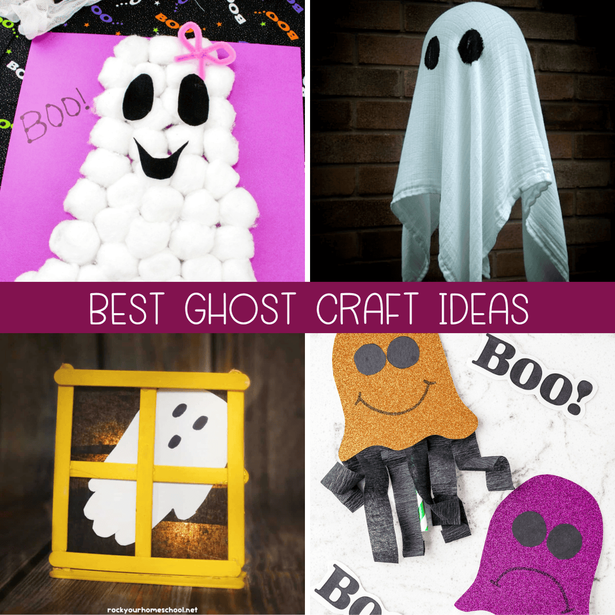 19+ Halloween Ghost Crafts for Toddlers and Preschoolers