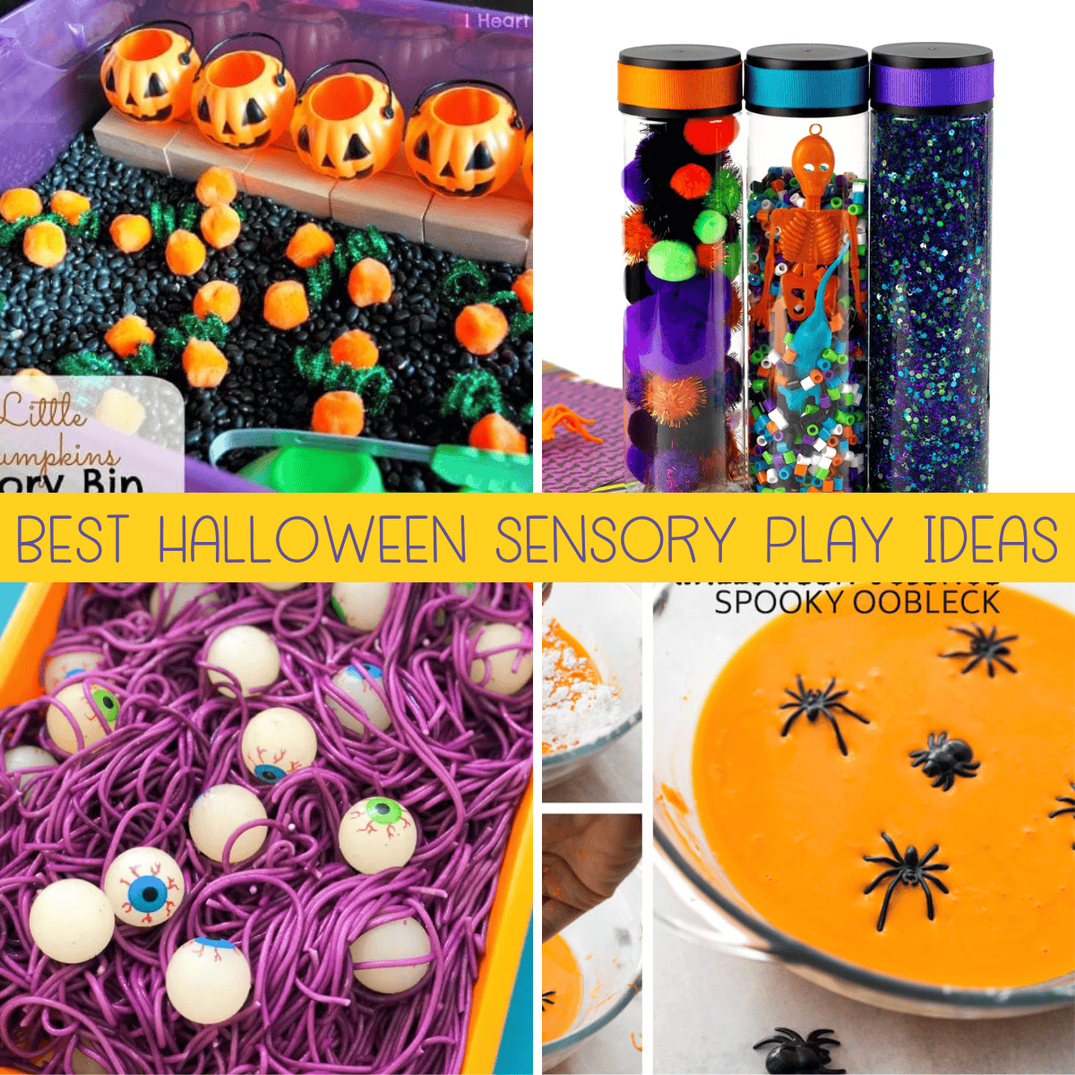 21+ DIY Halloween Sensory Play Ideas for Kids