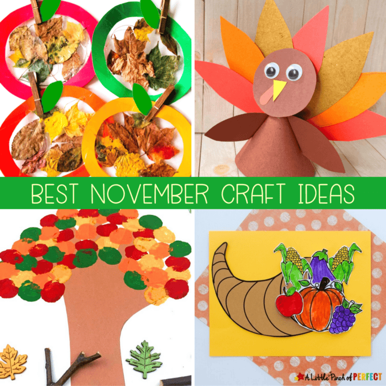 31+ Easy November Crafts for Kids