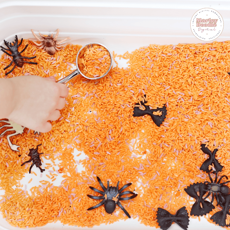 Creepy Crawly Halloween Sensory Bin