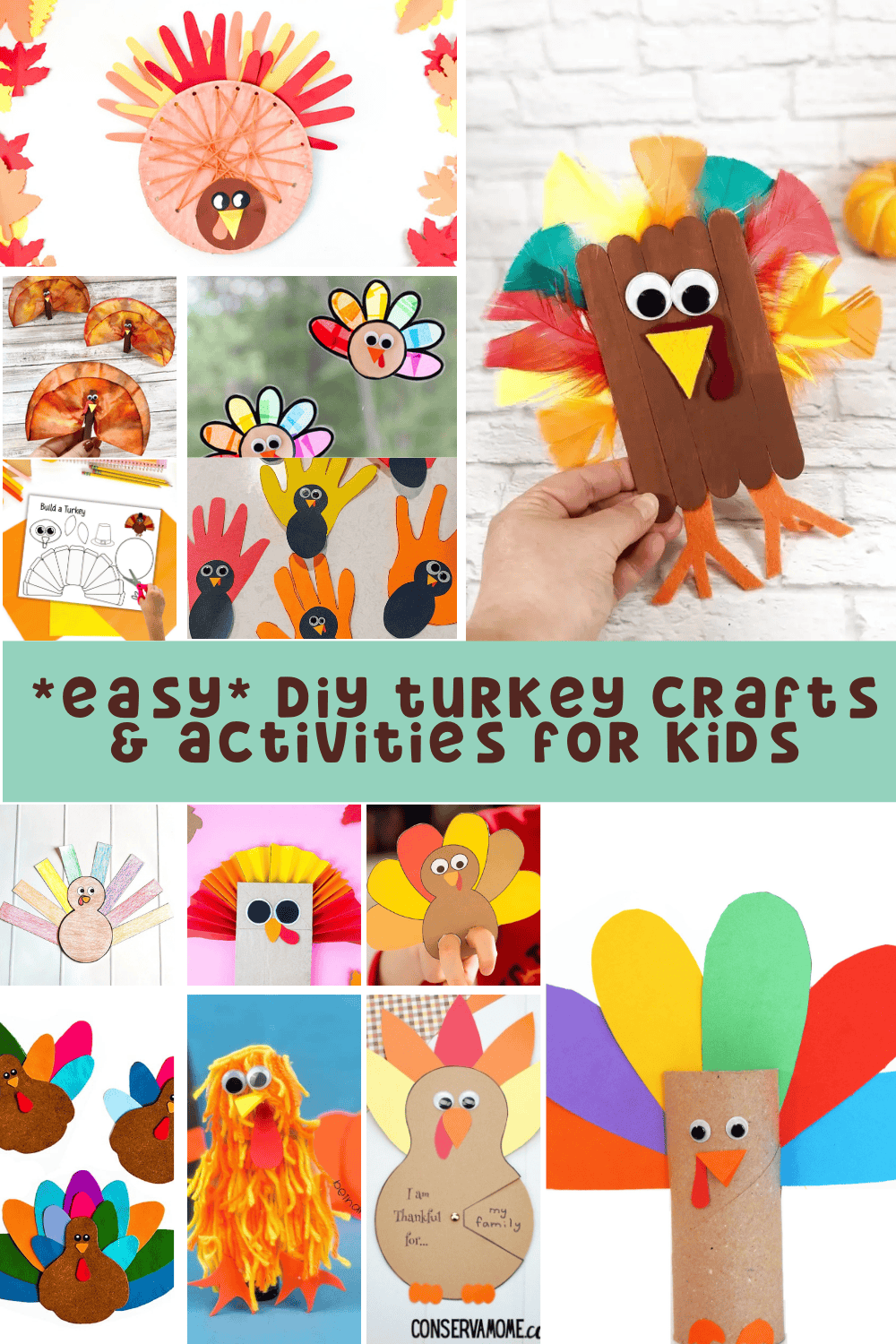 21+ Easy Turkey Crafts for Kids (Perfect for Thanksgiving!) - Marley ...