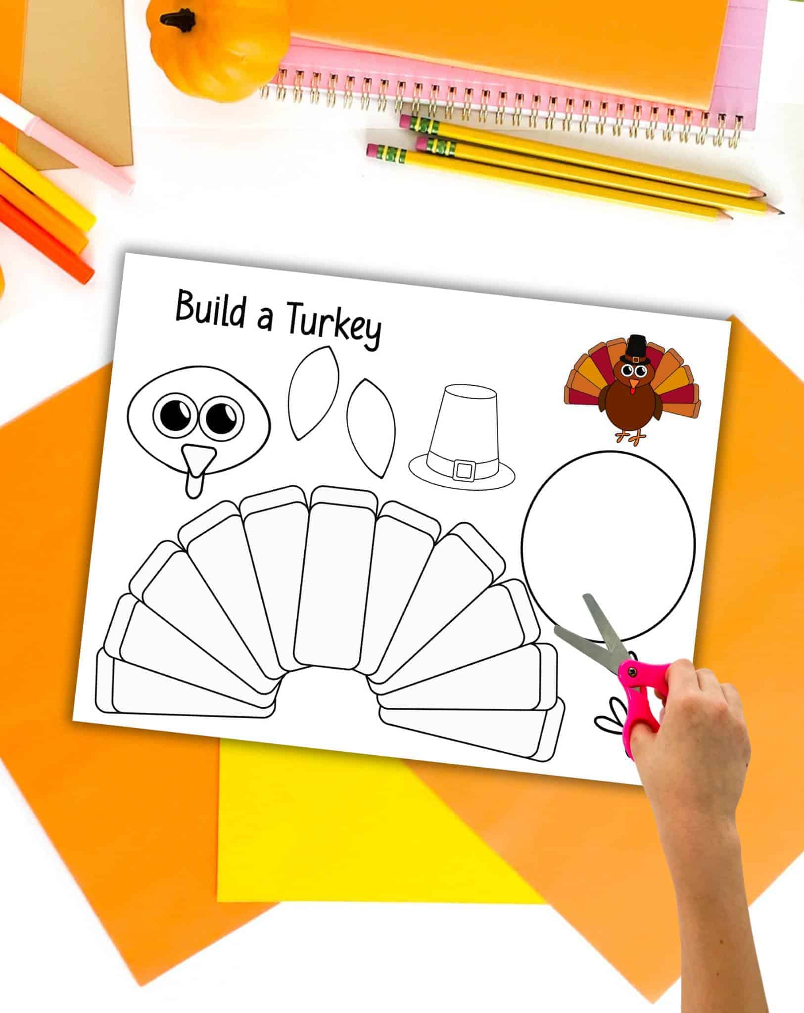 Free Build a Turkey Printable