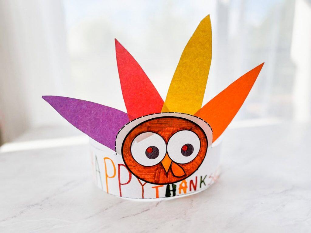 Free Printable Thanksgiving Turkey Hat