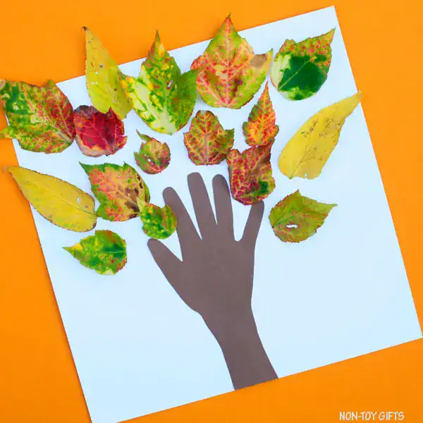 Kids Handprint Fall Tree Craft