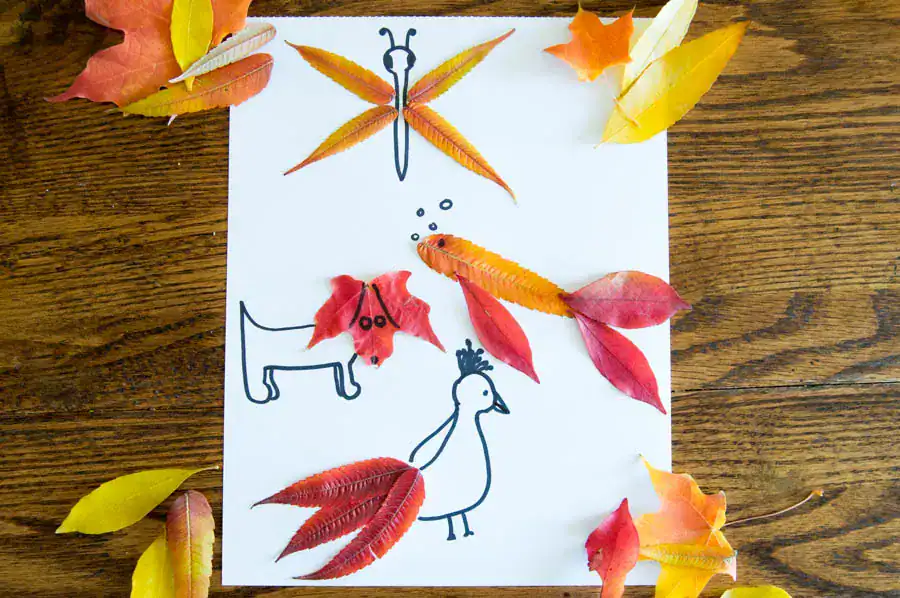 Leaf Art: Animals, Bugs, and More