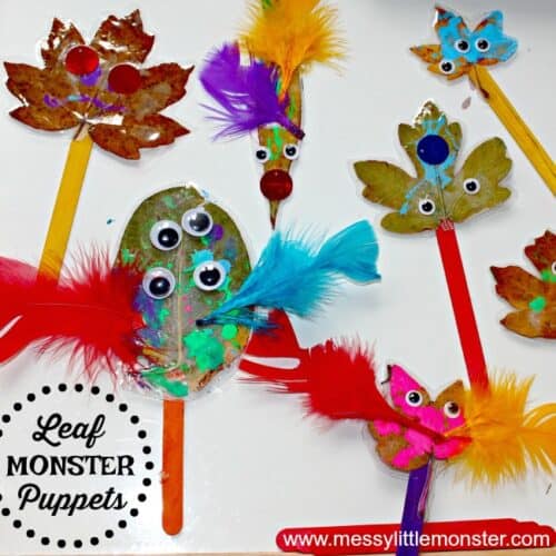 19+ Fall Leaf Crafts (Real or Fake Leaves!) - Marley Doodle Digital