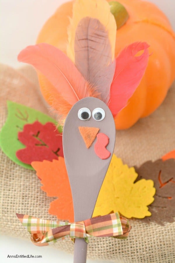 Turkey Spoon Puppet