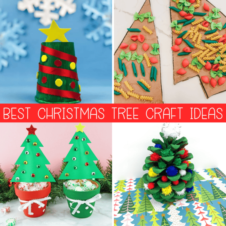 19+ *Festive* Christmas Tree Crafts for Kids