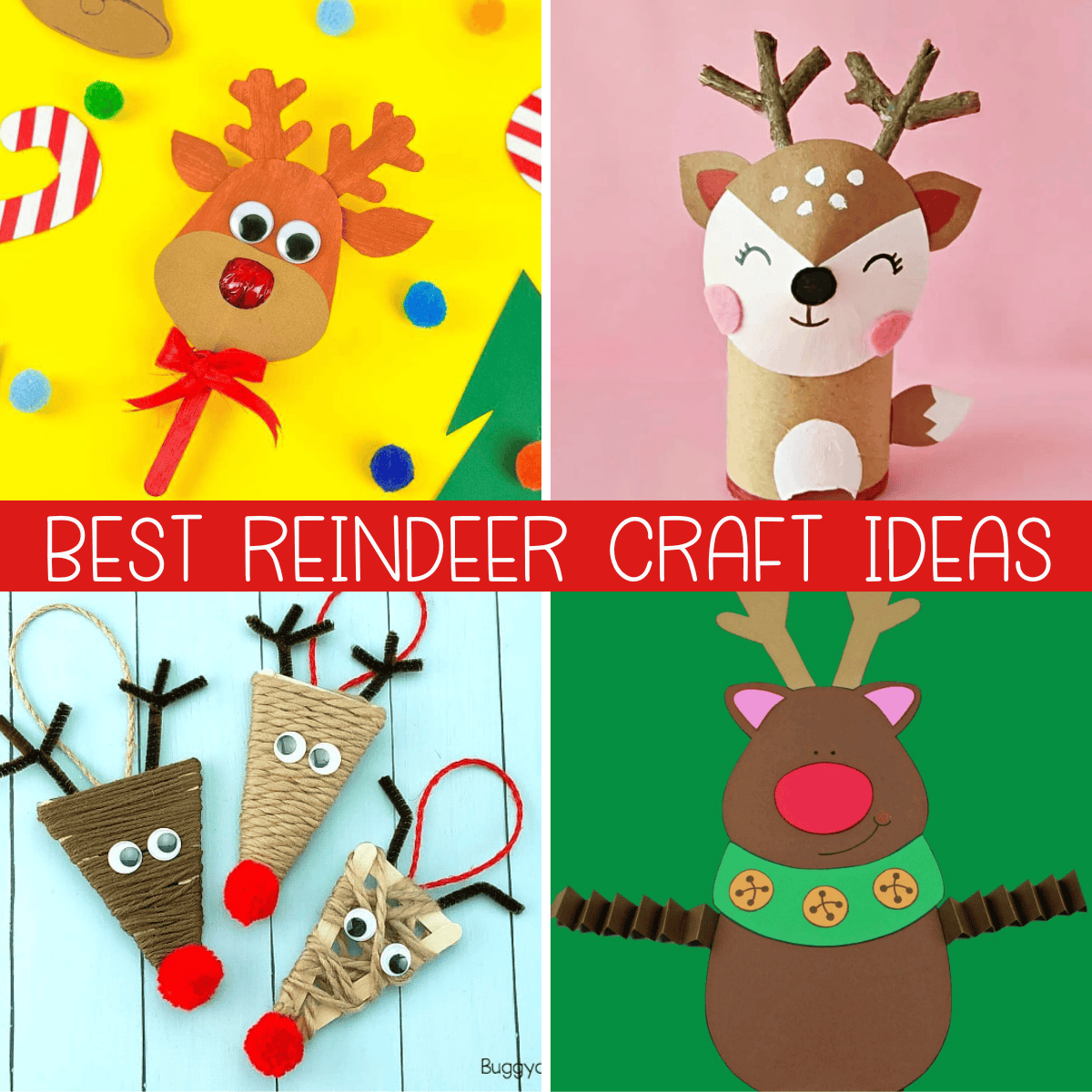 19+ Fun & Easy Reindeer Crafts for Kids
