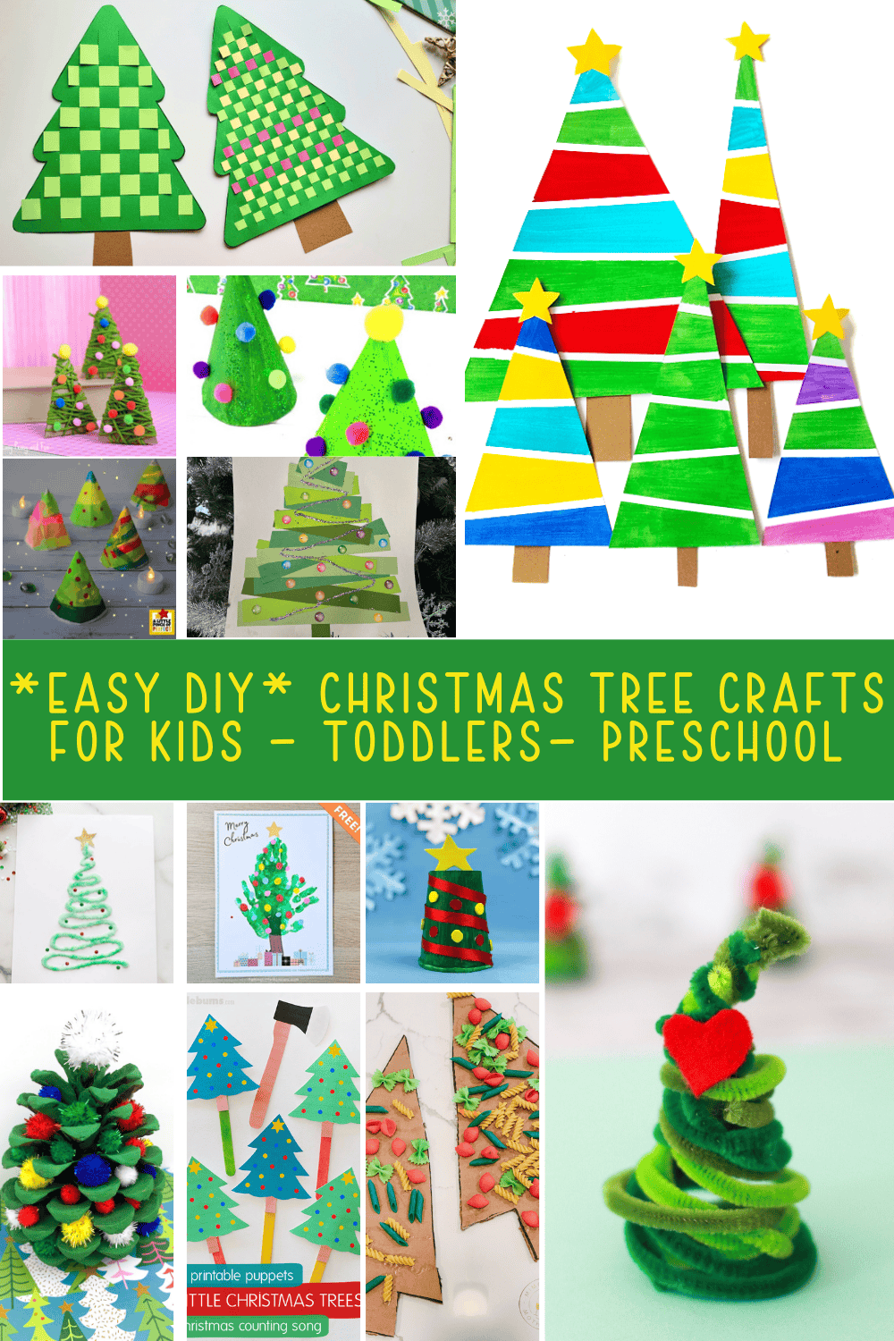 19+ *Festive* Christmas Tree Crafts for Kids Marley Doodle Digital — free download