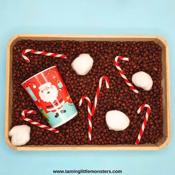 Hot Chocolate Sensory Bin