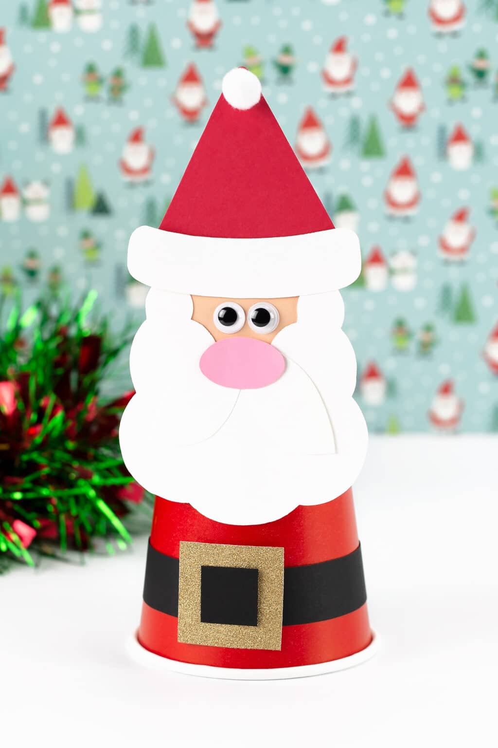 Paper Cup Santa Craft