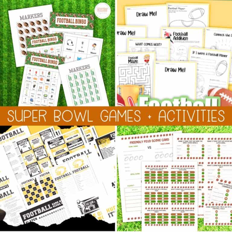 13+ Free Super Bowl Party Games & Activities (Great for Football Parties Too!)
