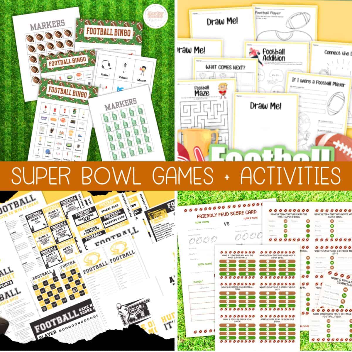 13+ Free Super Bowl Party Games & Activities (Great for Football Parties Too!)