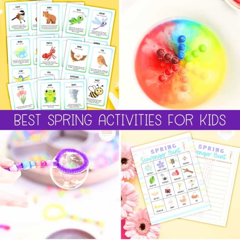 75+ *Fun* & Engaging Spring Activities For Kids