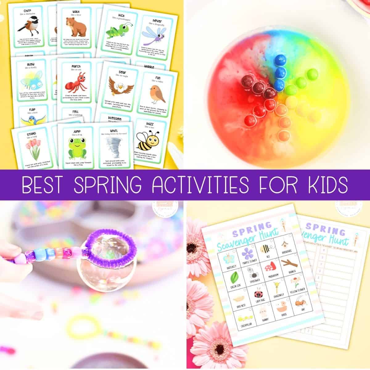 75+ *Fun* & Engaging Spring Activities For Kids