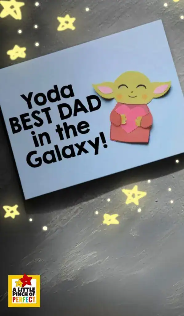 Baby Yoda Fatherโs Day Craft