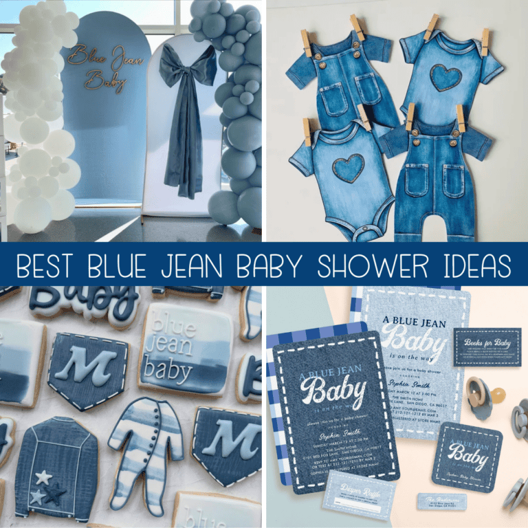 15+ *Cutest* Denim Blue Jean Baby Shower Ideas