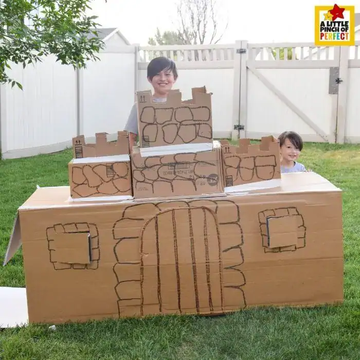 Cardboard Castle Project 