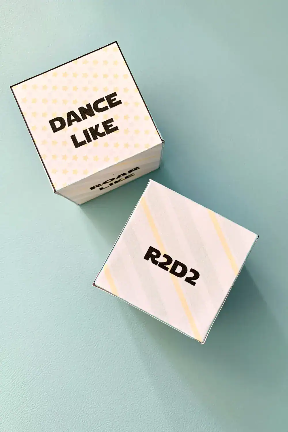 DIY Star Wars Game with Printable Character Activity Dice