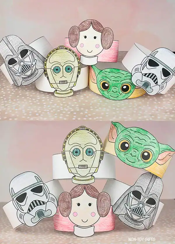 DIY Star Wars Paper Hats