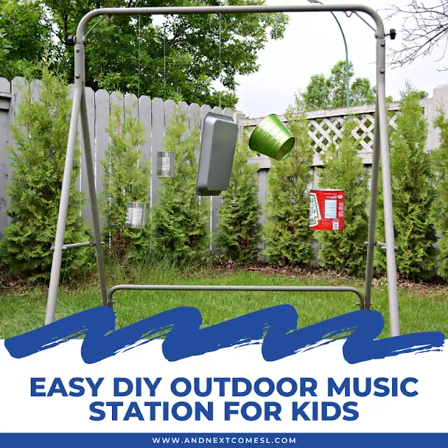 Easy DIY Outdoor Music Station