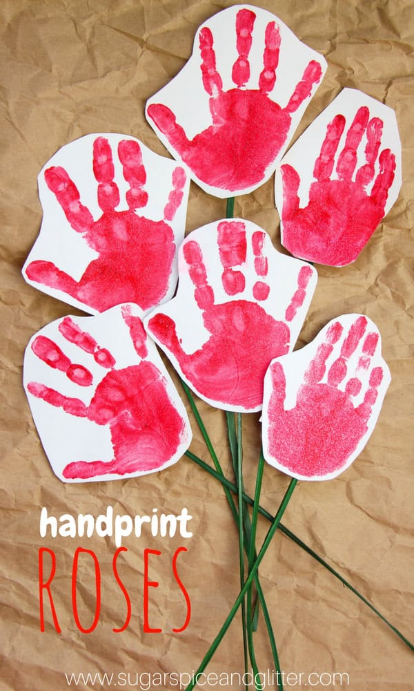 Handprint Roses