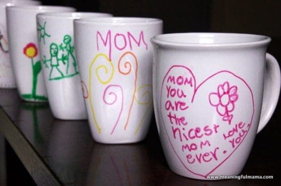 Homemade Mother’s Day Mugs